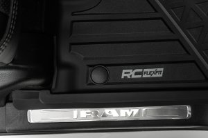 Ram 1500 Floor Mats - Front - Rough Country - Flex-Fit - '19-'24